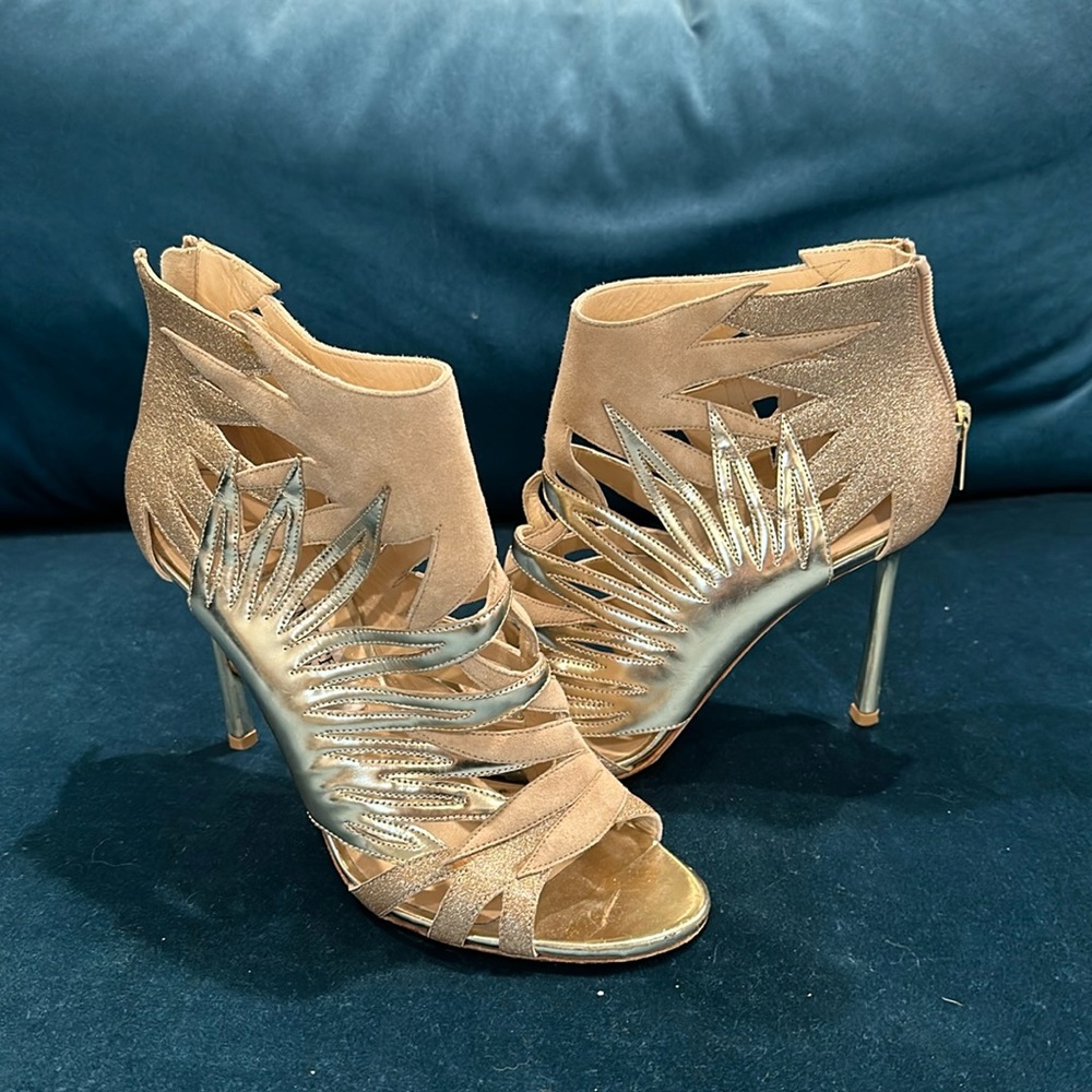 Jimmy Choo Gold Heels